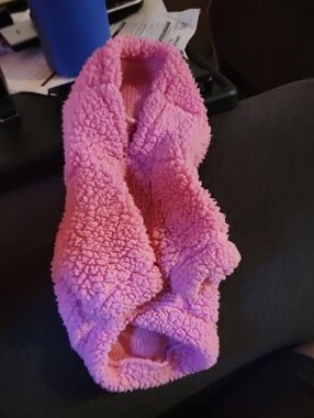 Pink Sherpa Dog Coat